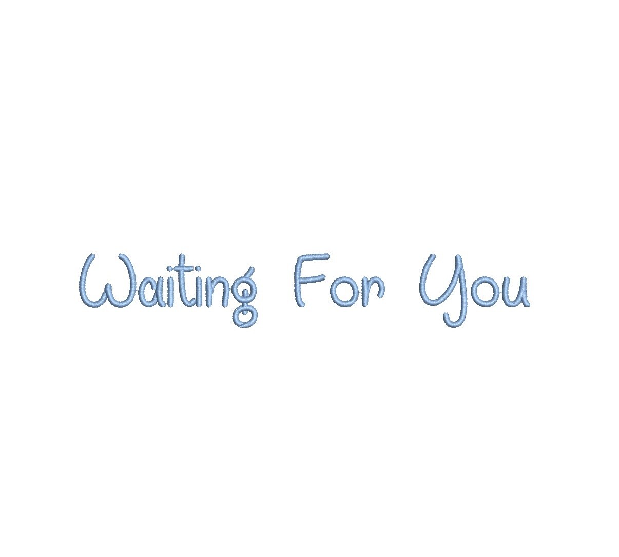 Waiting For You ESA Font