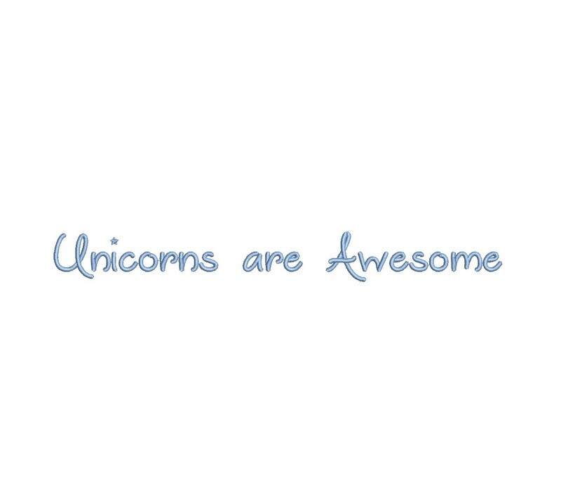 Unicorns are Awesome ESA Font