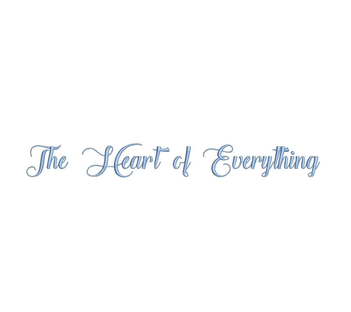 The Heart of Everything ESA Font