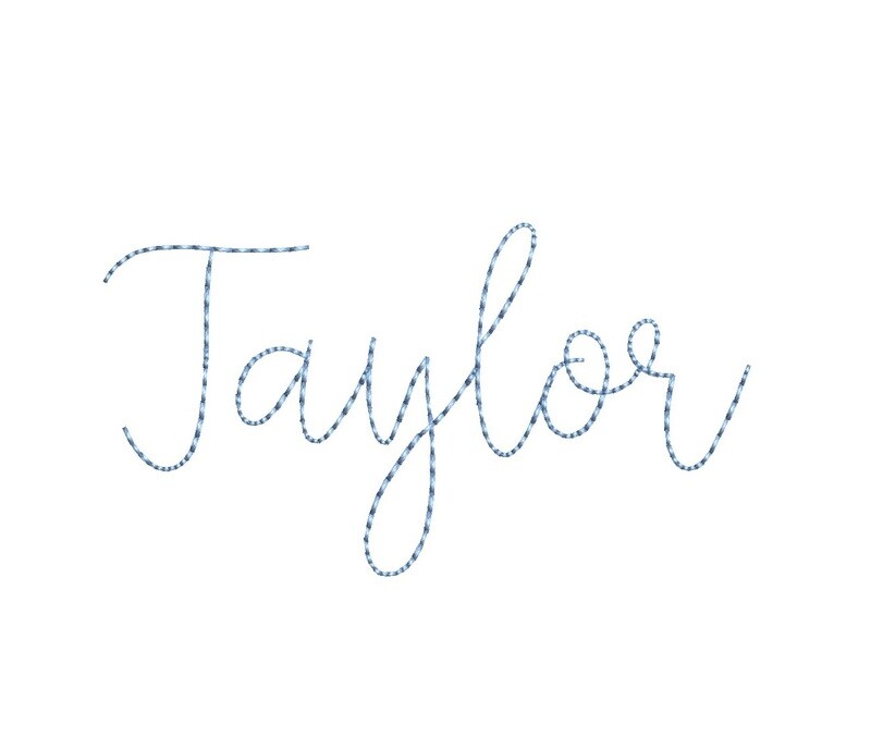 Taylor Bean Stitch ESA font