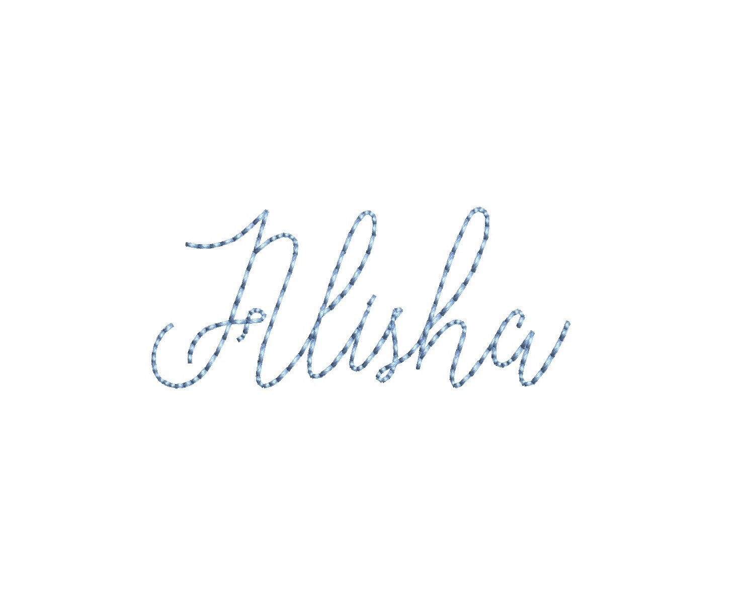 Alisha Bean Stitch ESA font