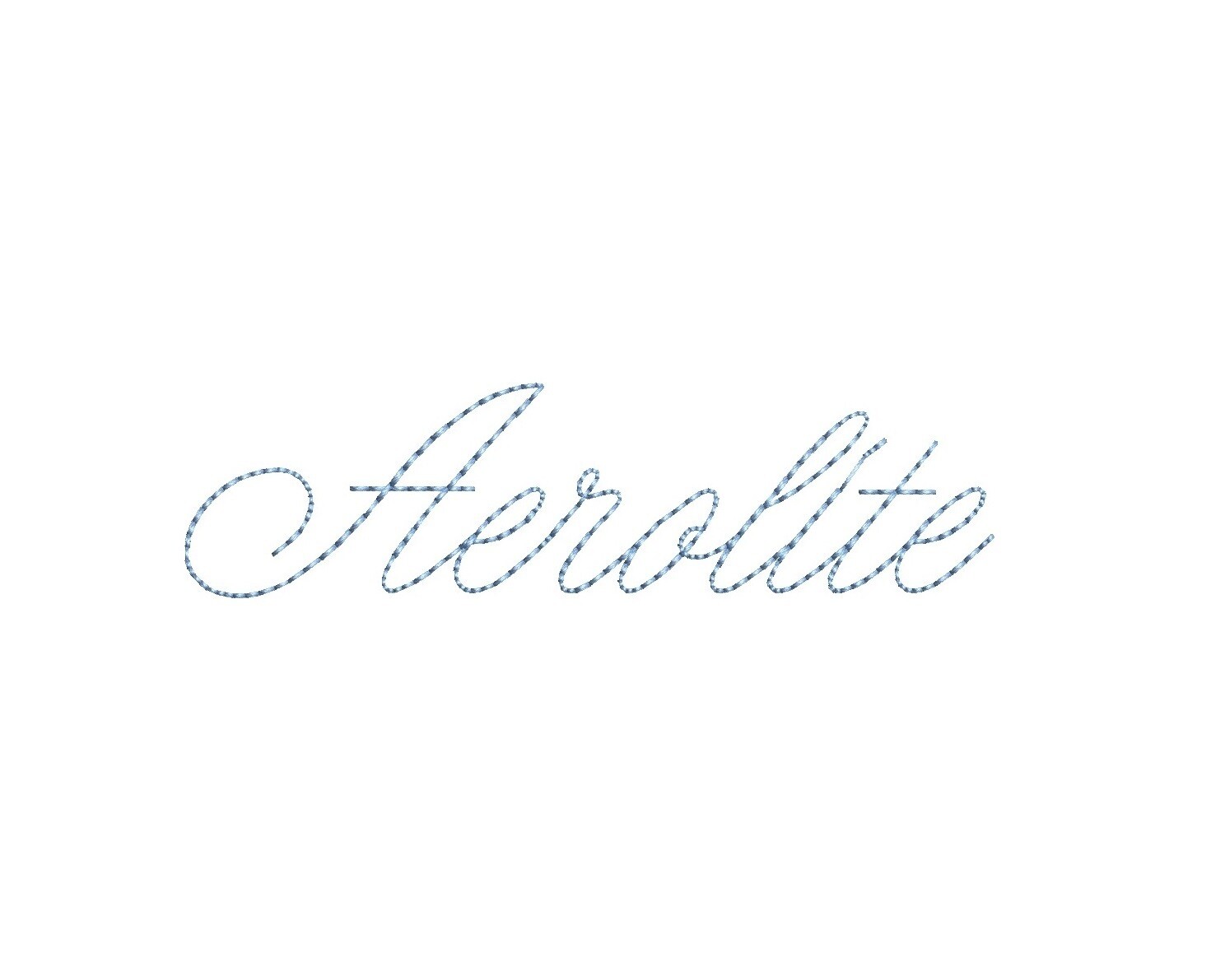 Aerolite Bean Stitch ESA font
