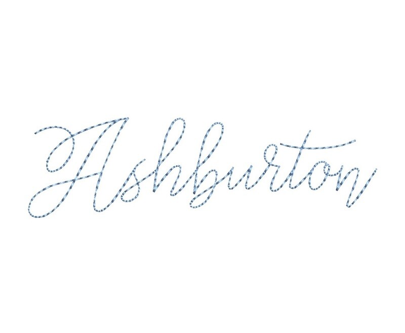 Ashburton Bean Stitch ESA font