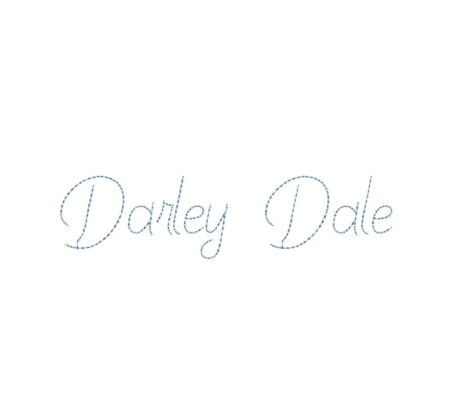 Darley Dale Bean Stitch ESA font