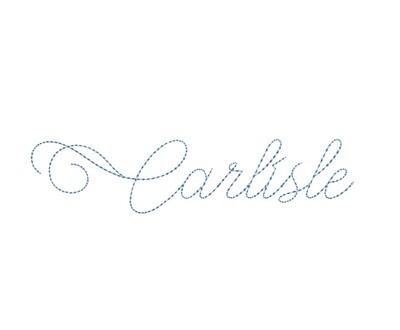 Carlisle Bean Stitch ESA font