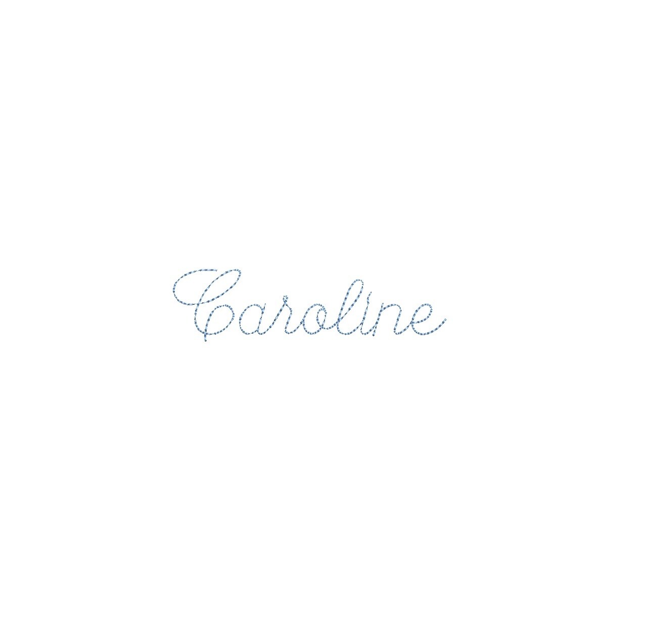 Caroline Bean Stitch ESA font