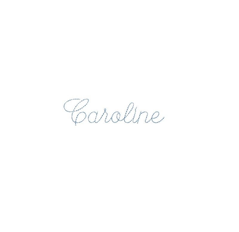 Caroline Bean Stitch ESA font