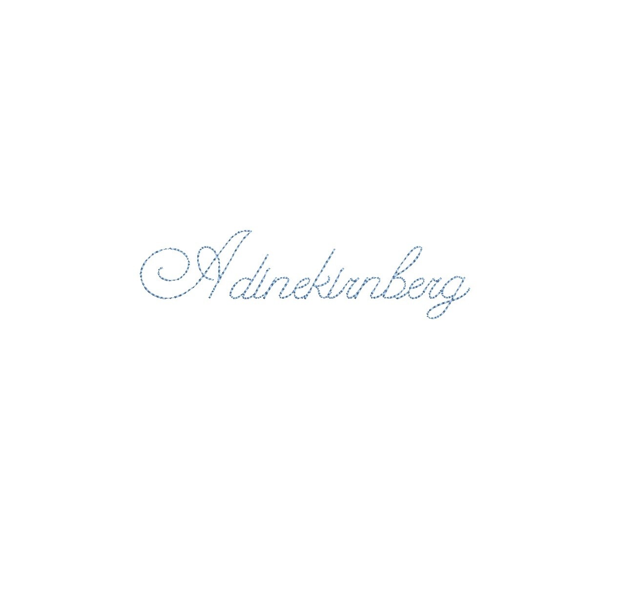 Adine Kirnberg Bean Stitch ESA font