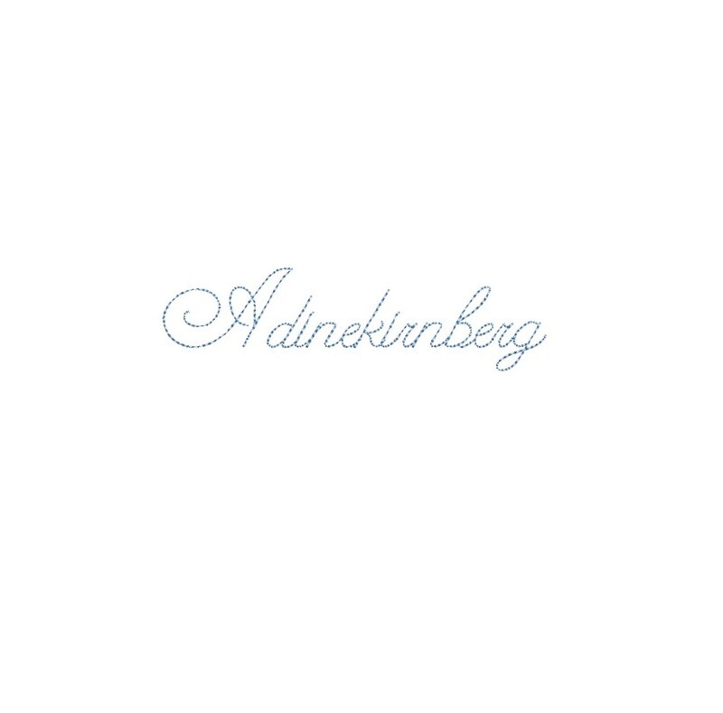 Adine Kirnberg Bean Stitch ESA font