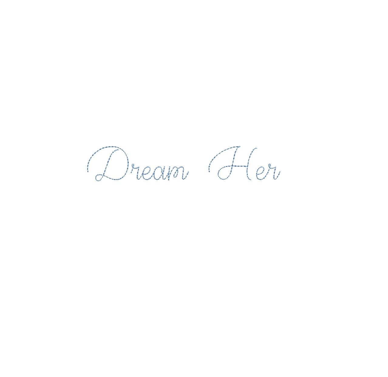Dream Her Bean Stitch ESA font