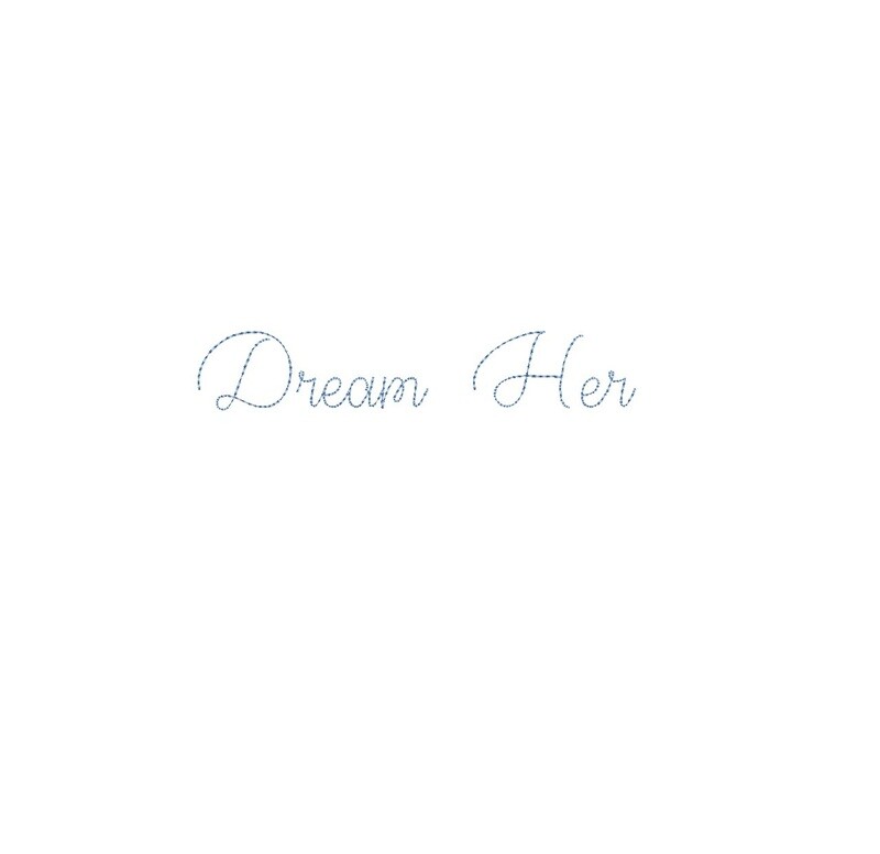 Dream Her Bean Stitch ESA font