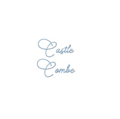Castle Combe Chain Stitch ESA font