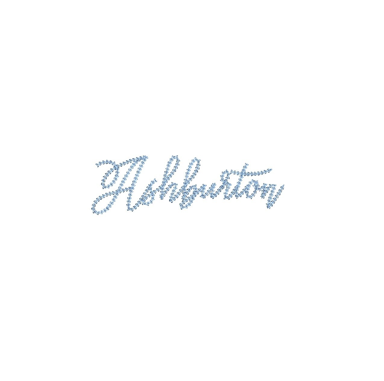 Ashburton Chain Stitch ESA font