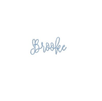 Brooke Chain Stitch ESA font