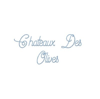 Chateaux Des Olives Chain Stitch ESA font