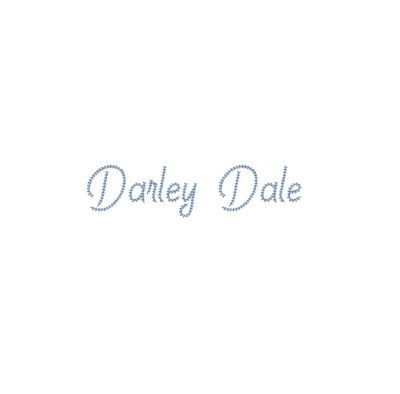 Darley Dale Chain Stitch ESA font