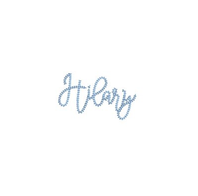 Hilary Chain Stitch ESA font