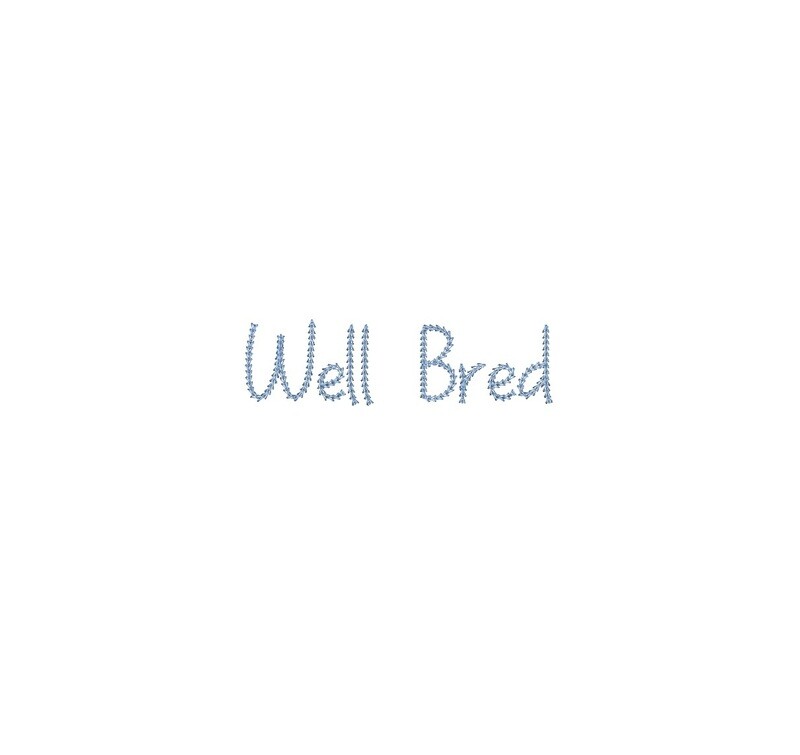 Well Bred Chain Stitch ESA font