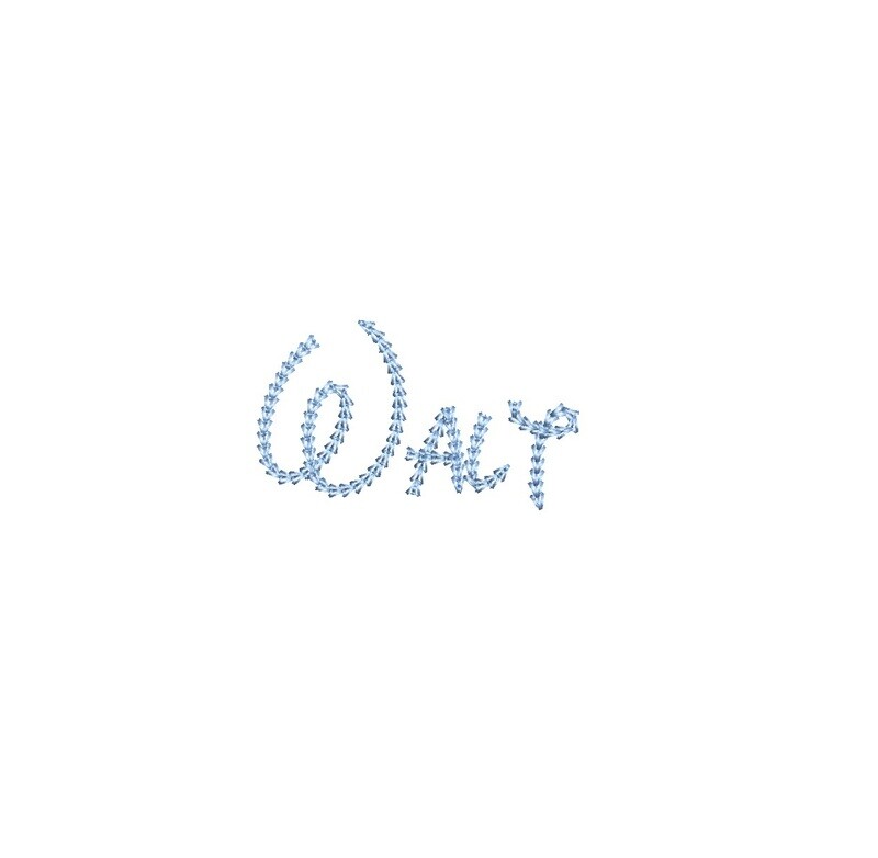 Walt Chain Stitch ESA font