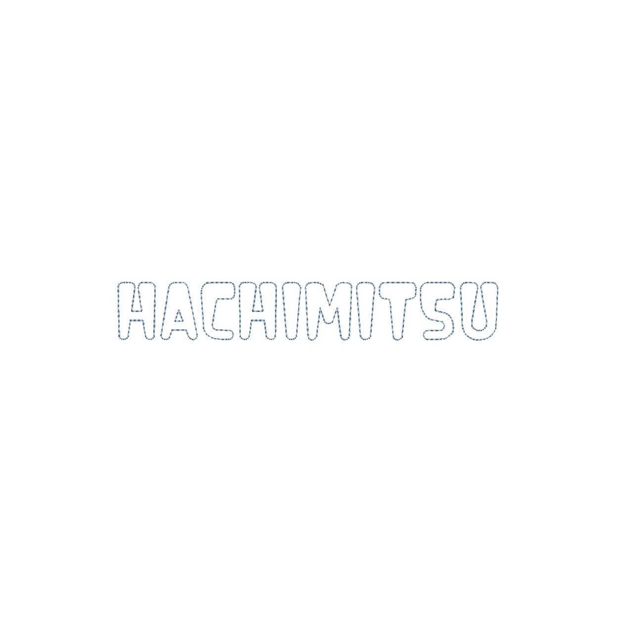 Hachimitsu Bean Stitch Outline ESA font