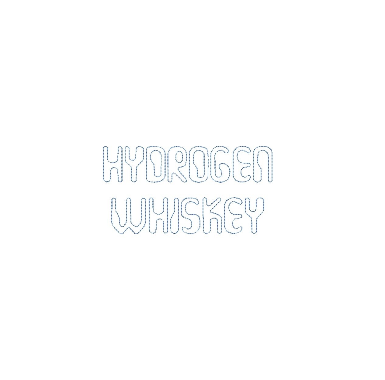 Hydrogen Whiskey Bean Outline ESA font
