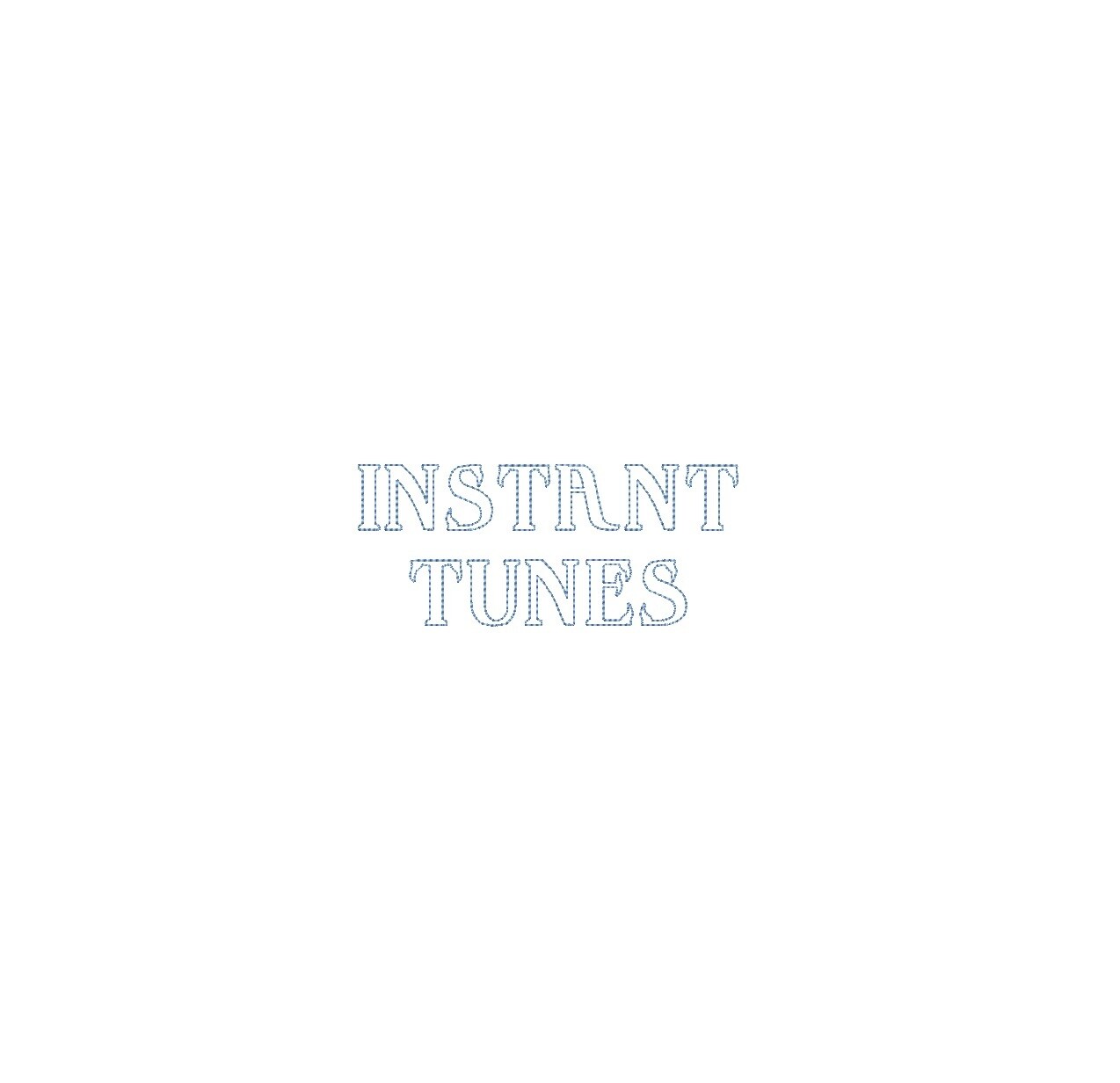 Instant Tunes Bean Outline ESA font