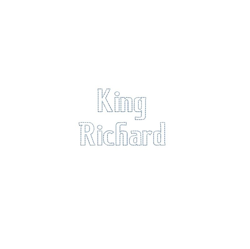 King Richard Bean Outline ESA font