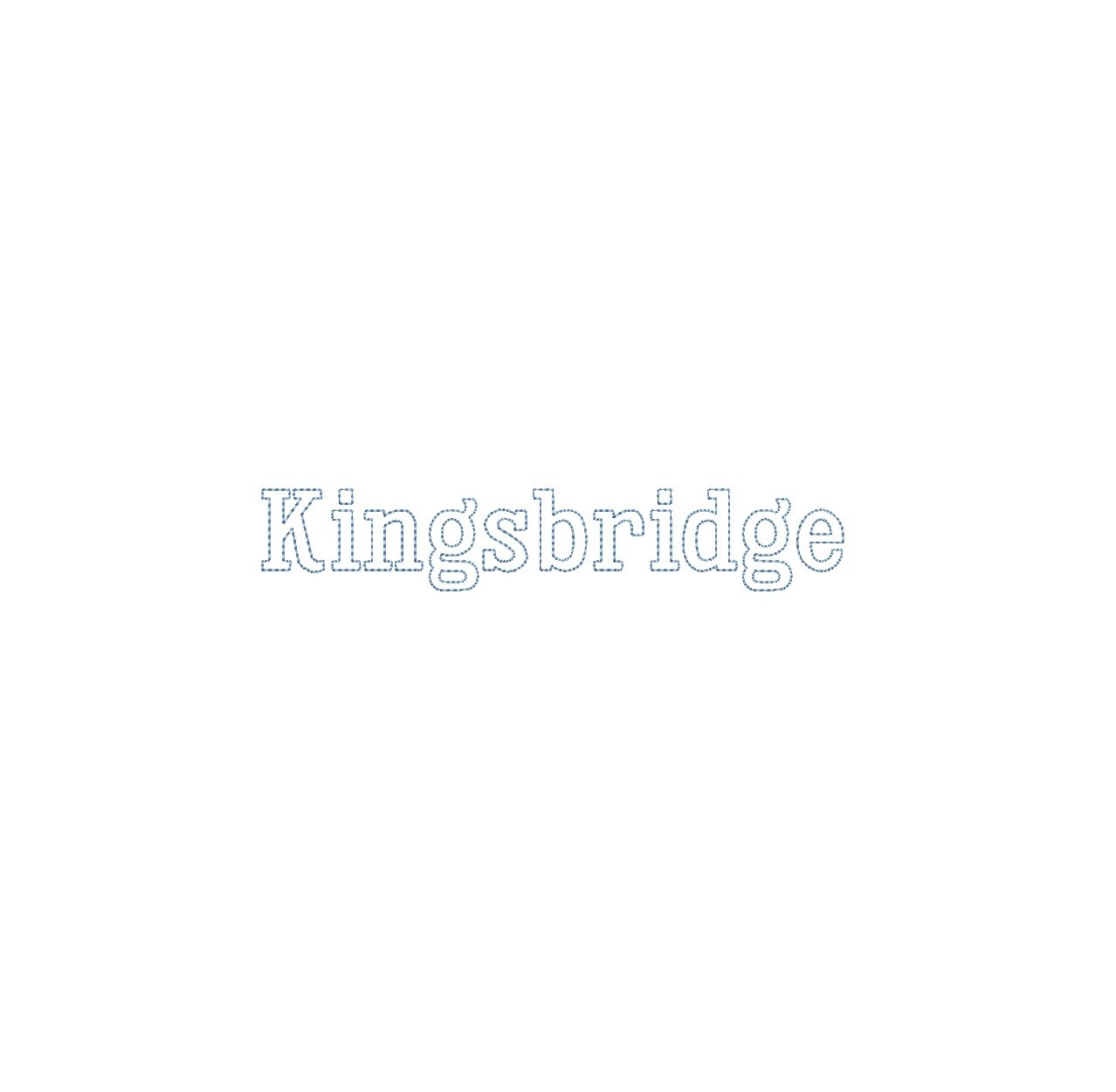 Kingsbridge Bean Outline ESA font