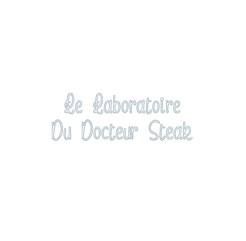 Le Laboratoire Du Doctuer Steak Bean Outline ESA font