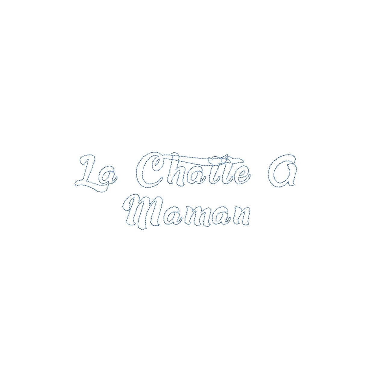 La Chatte A Maman Bean Outline ESA font