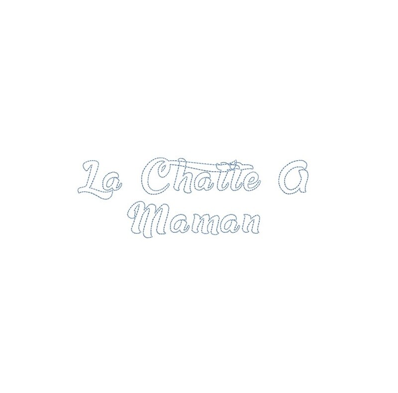 La Chatte A Maman Bean Outline ESA font