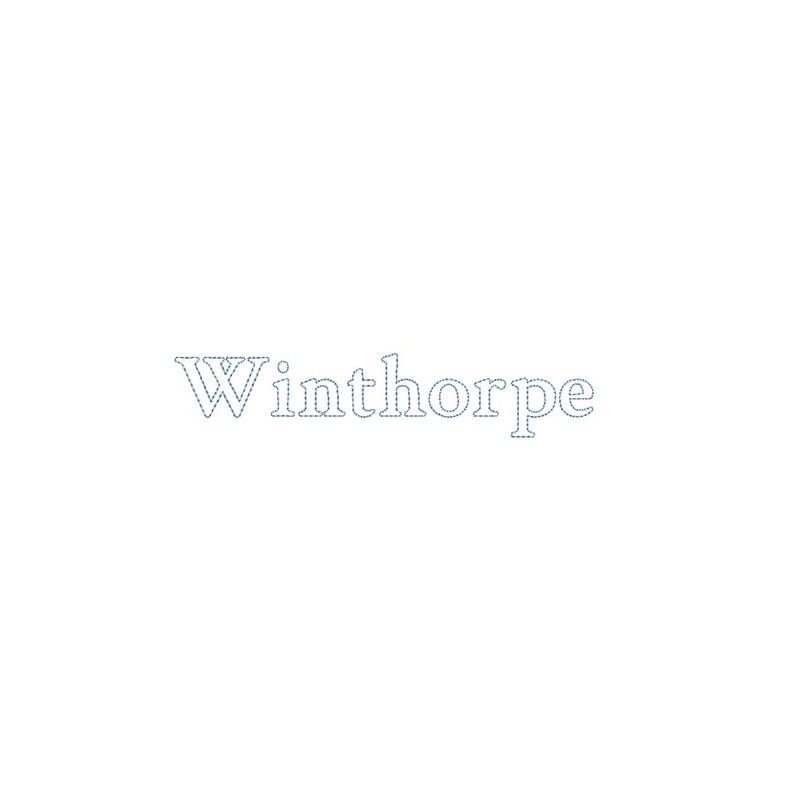 Winthorpe™ Bean Stitch Outline ESA font