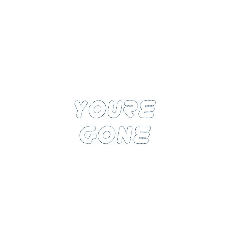Youre Gone Bean Outline ESA font