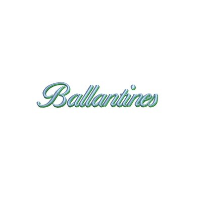 Ballantines Shadow ESA font