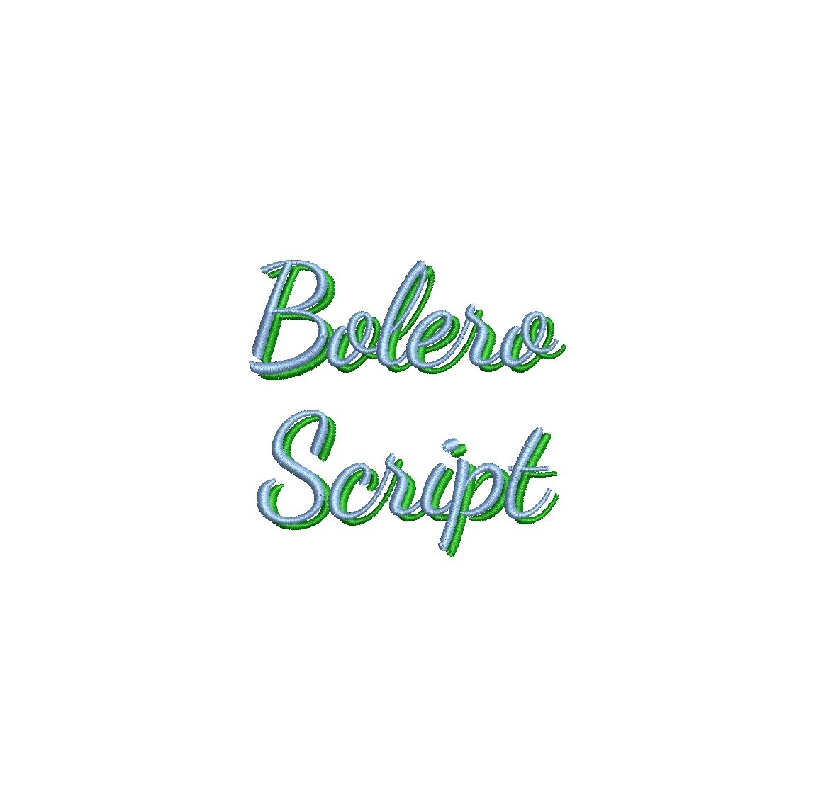 Bolero Script Shadow ESA font