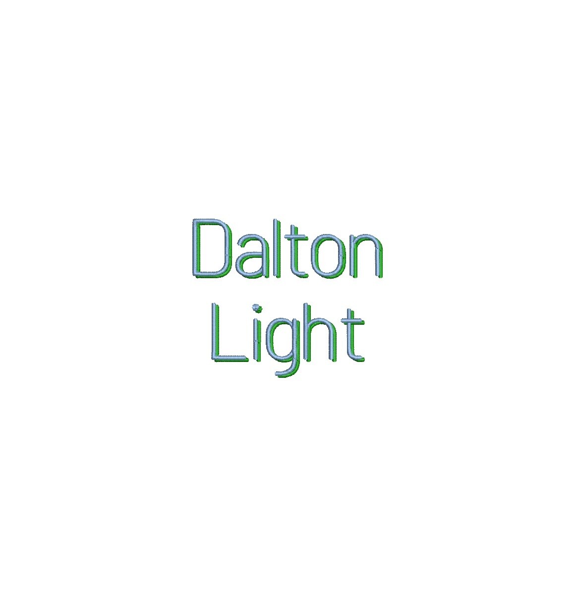 Dalton Light Shadow ESA font