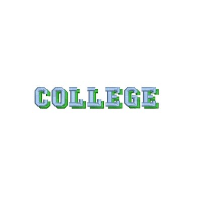 College Shadow ESA font