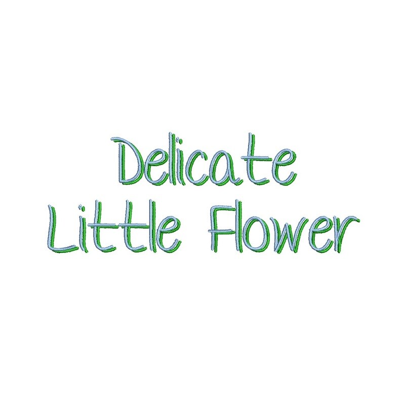 Delicate Little Flower Shadow ESA font