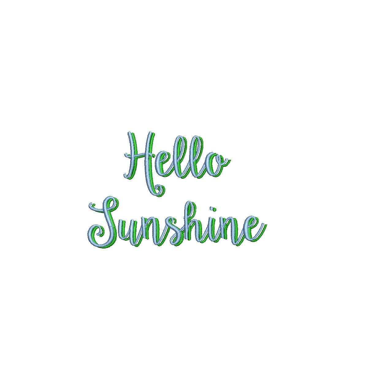 Hello Sunshine Shadow ESA font
