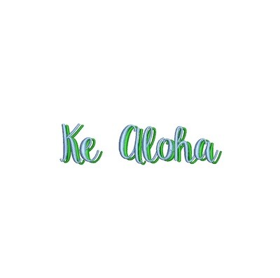 Ke Aloha Shadow ESA font