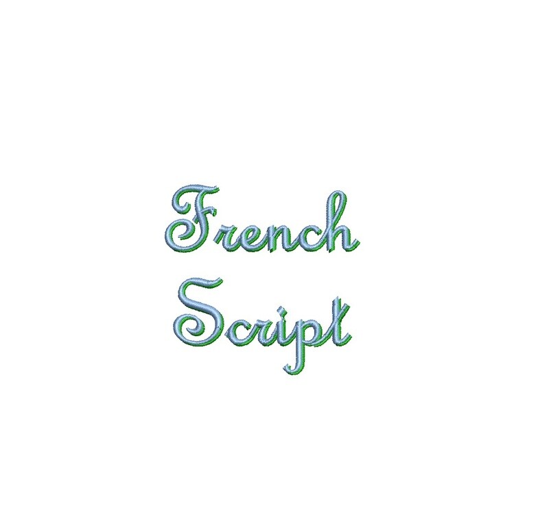 French Script Shadow ESA font