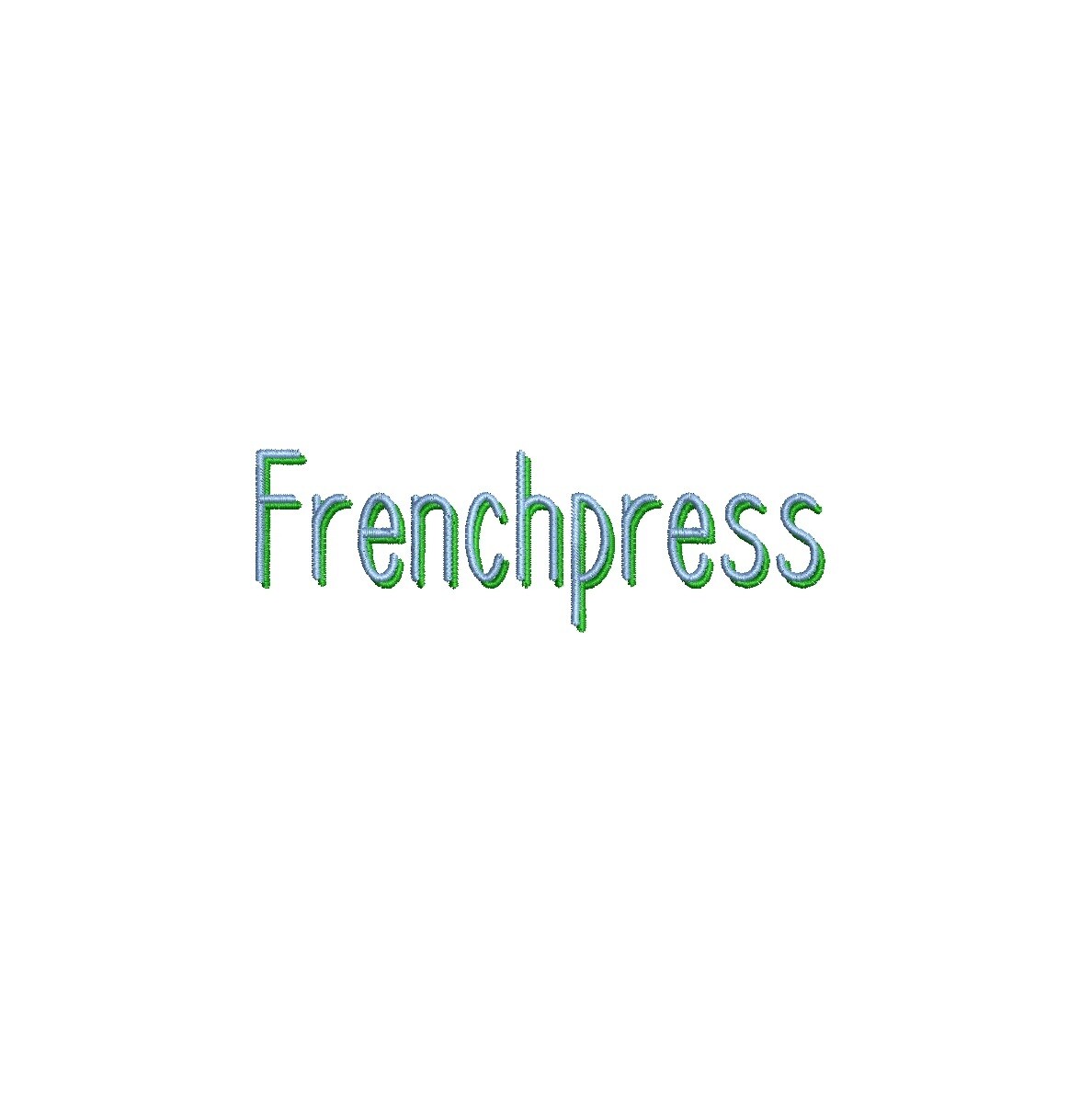 Frenchpress Shadow ESA font