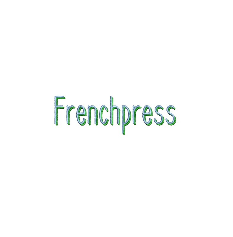 Frenchpress Shadow ESA font