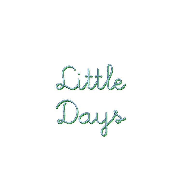 Little Days Shadow ESA font