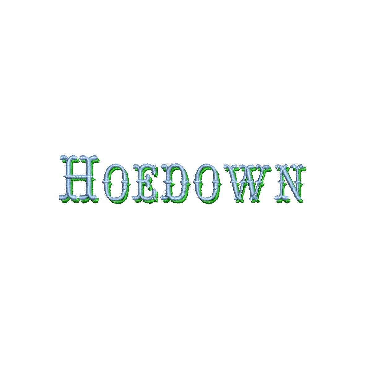 Hoedown Shadow ESA font