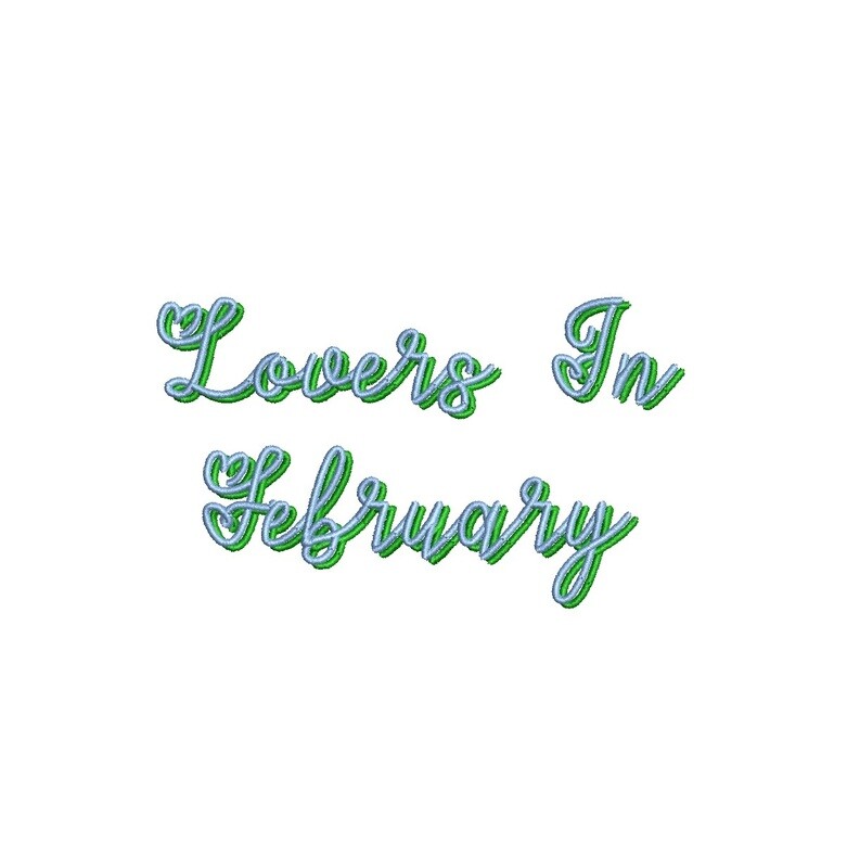 Lovers In February Shadow ESA font