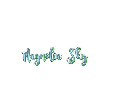 Magnolia Sky Shadow ESA font