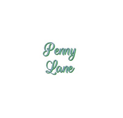 Penny Lane Shadow ESA font