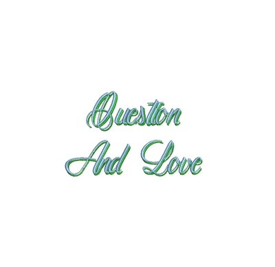 Question and Love Shadow ESA font
