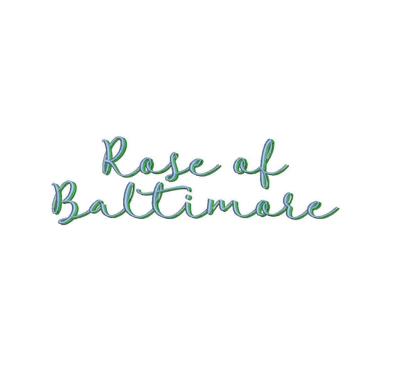 Rose of Baltimore Shadow ESA font